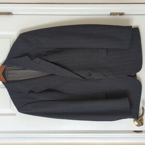 Christian Dior Monsieur 80s Vintage Union Made Wool Blazer & Pants Suit Set 44XL